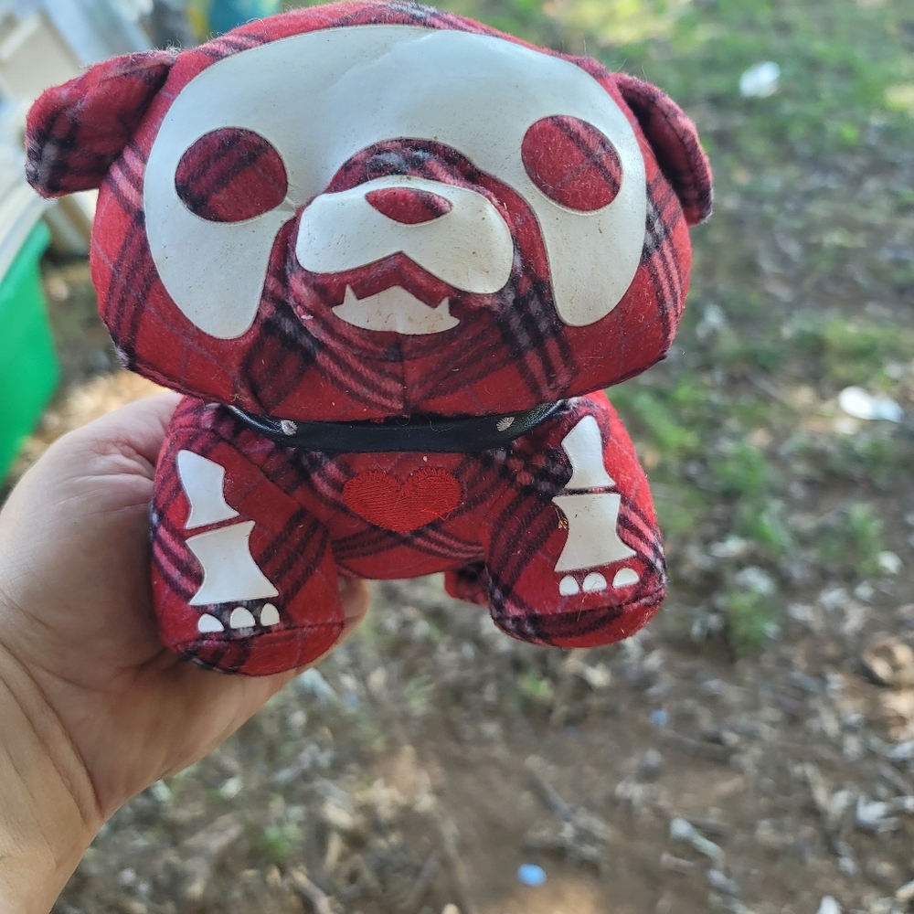 Skelanimals plaid bulldog